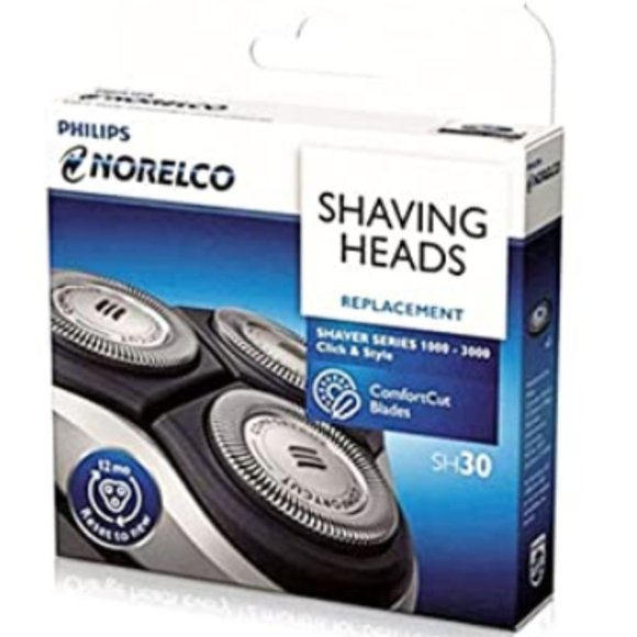 NEW Philips Norelco SH30 Shaving Heads Replacement Series 1000-3000 Shaver Razor - Picture 1 of 2